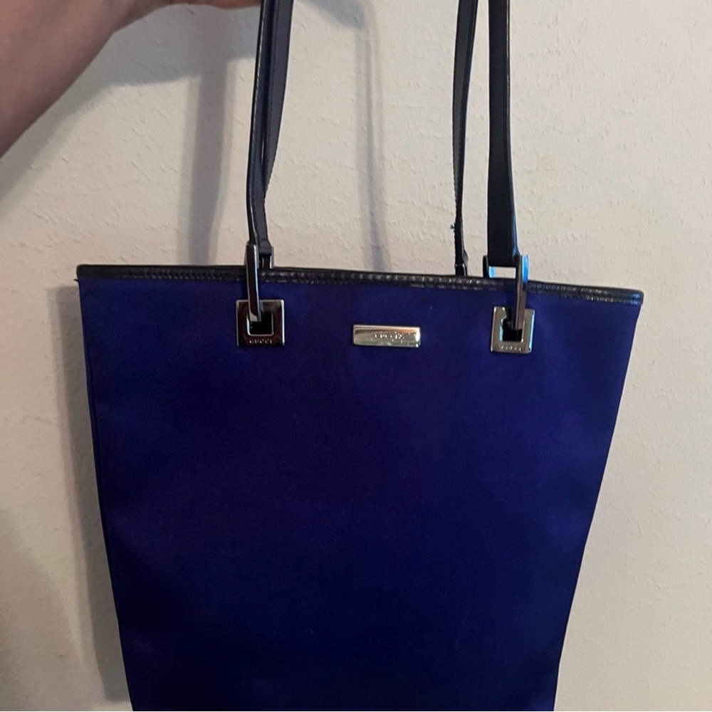 Gucci Deep Blue Tote Bag